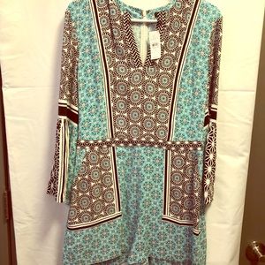 Loft, long sleeve romper